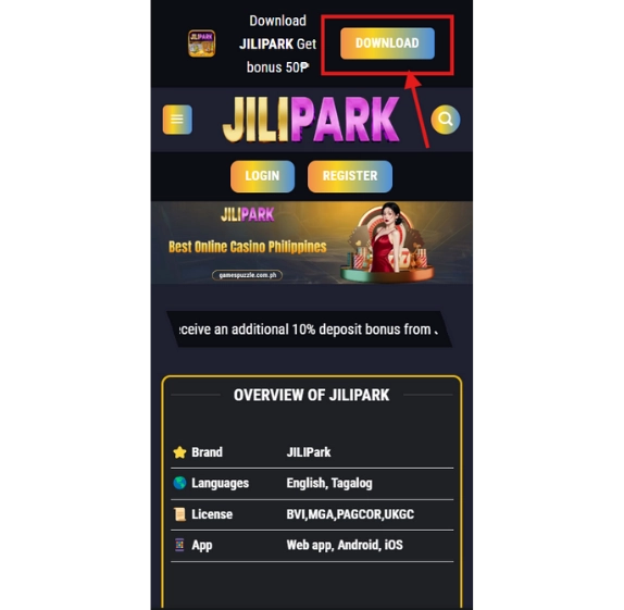jilipark app